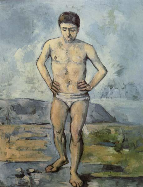 Paul Cezanne Man Standing,Hands on Hips France oil painting art